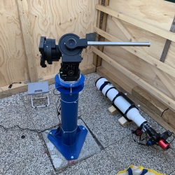 Set up of mount and telescope